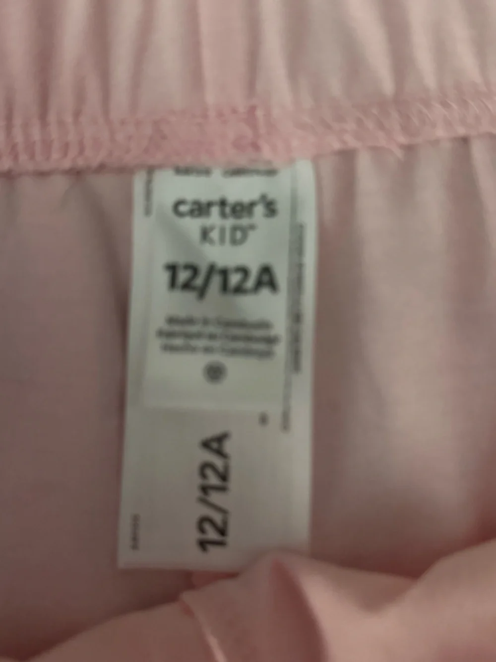 Carter's Light Pink Kids Leggings
